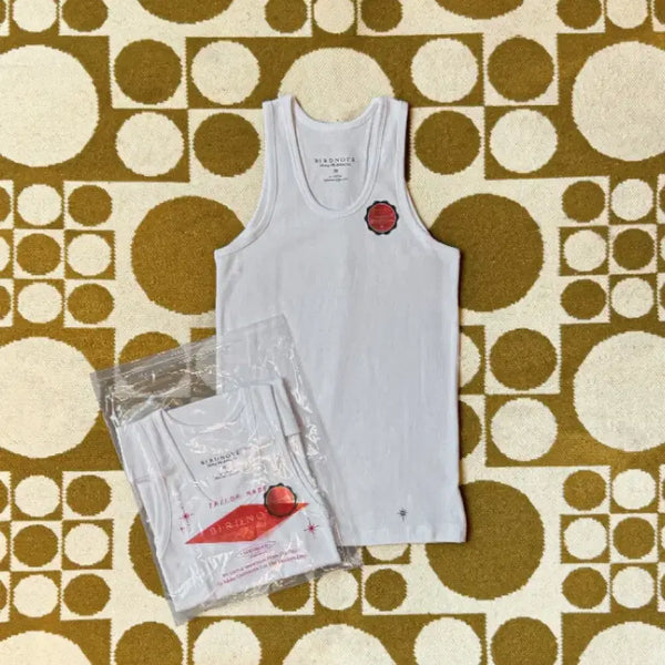[BUNJANG] BIRDNAOTE Sleeveless T-Shirt White New / BIRDNAOTE 흰색 민소매 티셔츠 새상품