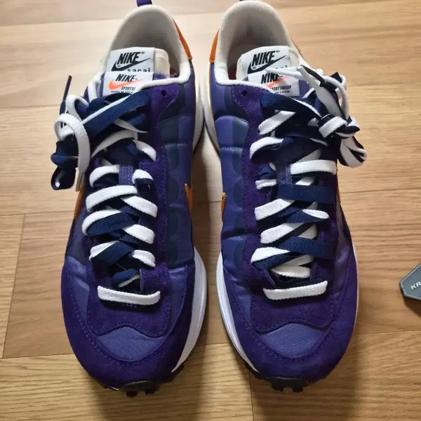 [BUNJANG] Nike x Sacai Vaporwaffle Dark Iris Sneakers / 나이키 x 사카이 베이퍼와플 다크 아이리스 270