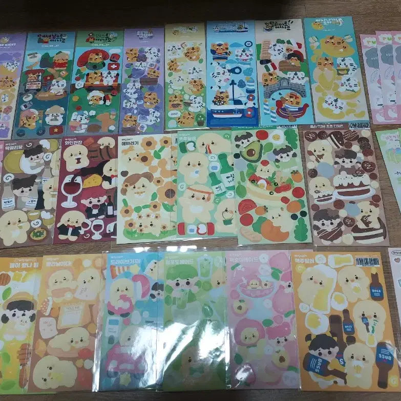 [BUNJANG] Famous Artist Deco Sealing Stickers Bundle Set / 유명 작가 다꾸 씰스 일괄
