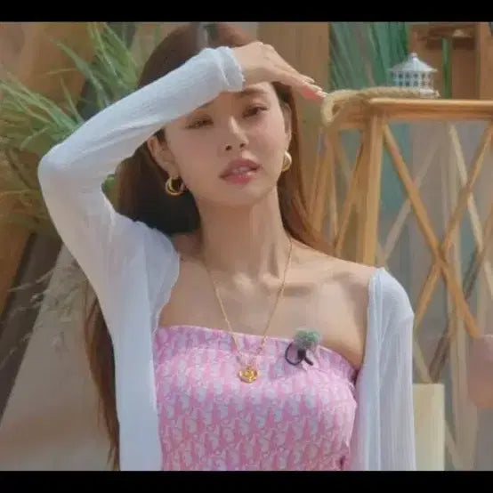 [BUNJANG] Jia Song Pink Tank Tube Top / 프리지아 송지아 탱크 튜브탑 핑크