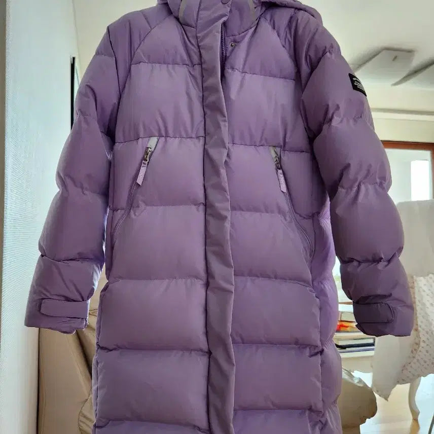 [BUNJANG] Lavender Down Long Padded Coat / 여성 예쁜 라벤더색  롱패딩