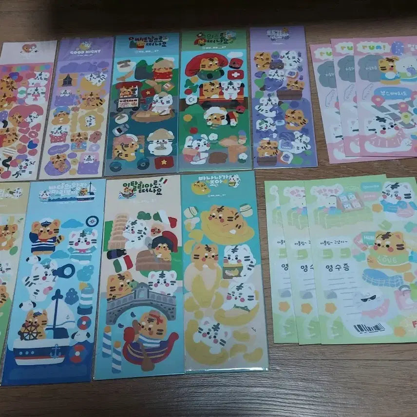 [BUNJANG] Famous Artist Diary Deco Sticker Set / 유명 작가 다꾸 스티커 여러가지 도안 모음
