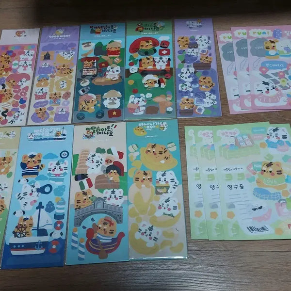 [BUNJANG] Famous Artist Diary Deco Sticker Set / 유명 작가 다꾸 스티커 여러가지 도안 모음