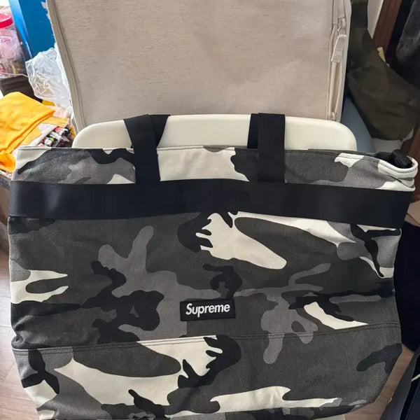 [BUNJANG] Supreme Camo Pattern Shoulder Bag / 슈프림 빅백(새상품)