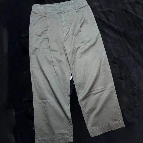 [BUNJANG] UNIQLO Cotton Wide Fit Trousers / 일본빈티지 UNIQLO 면팬츠