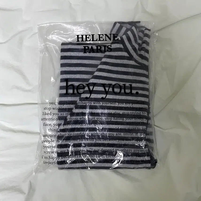 [BUNJANG] Helene Paris Striped Zip-Up Jacket / [새상품] 헬레네파리스 스트라이프 집업