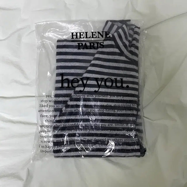 [BUNJANG] Helene Paris Striped Zip-Up Jacket / [새상품] 헬레네파리스 스트라이프 집업