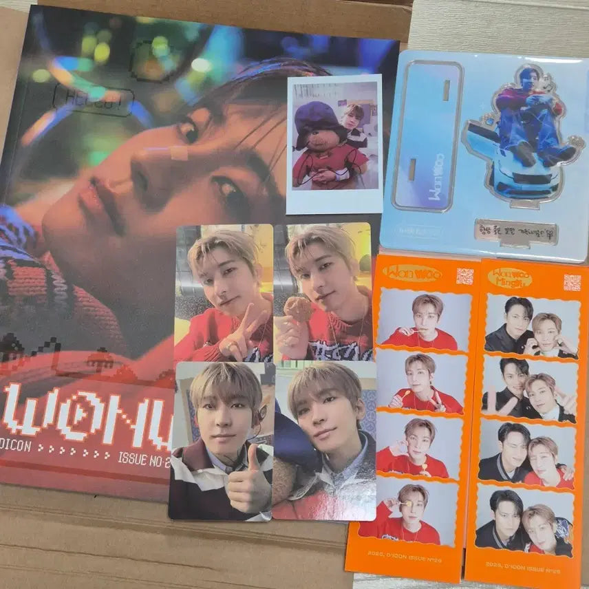 [BUNJANG] SEVENTEEN Wonwoo Dicon Personal Version Photocard Set / 세븐틴 원우 디아이콘 개인버전(구성품 포카 및 특전 폴라포카 포함)