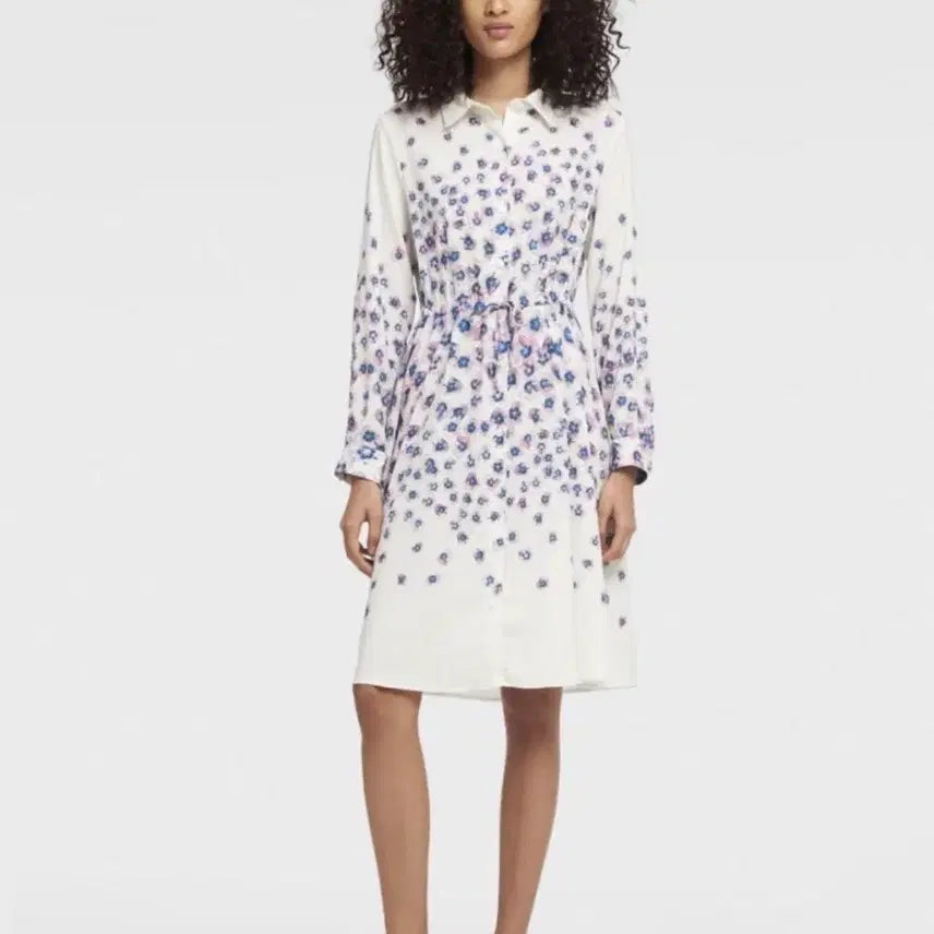 [BUNJANG] DKNY Floral Strap Long Dress / DKNY 디케이앤와이 플로럴 스트랩 롱 원피스 0