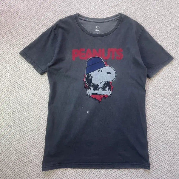 [BUNJANG] Charles Schulz Peanuts Fading T-Shirt / 찰스슐츠 피너츠 페이딩 반팔티셔츠