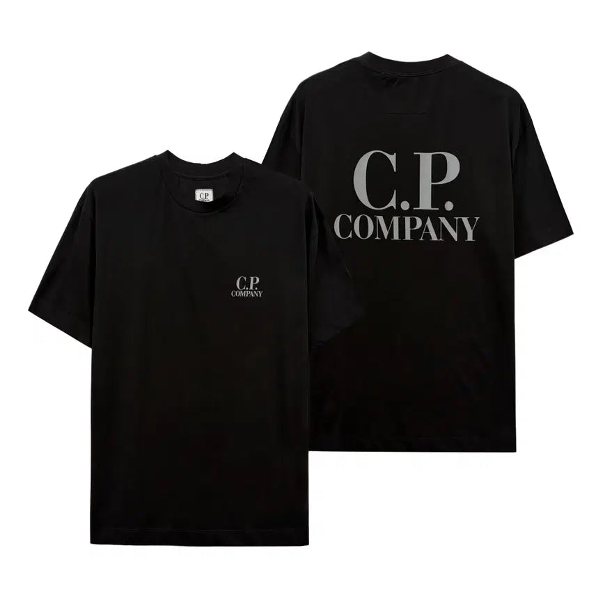 [BUNJANG] CP Company Back Logo T-Shirt Black 20CMTS086A 999 / [새상품정품] CP컴퍼니 백로고 반팔 티셔츠 20CMTS086A 999