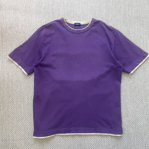 [BUNJANG] Uniqlo Colorblock Short Sleeve T-Shirt / 올드 uniqlo 유니클로 배색 반팔티셔츠