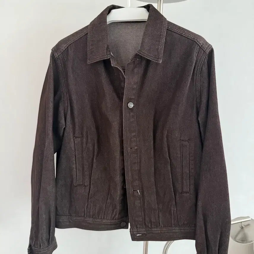 [BUNJANG] AURALEE Brown Denim Blouson Size 3 / 오라리 브라운 데님 블루종 3사이즈