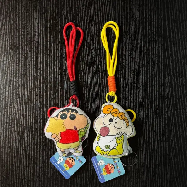 [BUNJANG] Crayon Shin-chan Chocobi & Shin-chan Doll Keychain Set / [일괄] 초코비짱구 + 짱아 짱구는못말려 쿠션 인형 키링