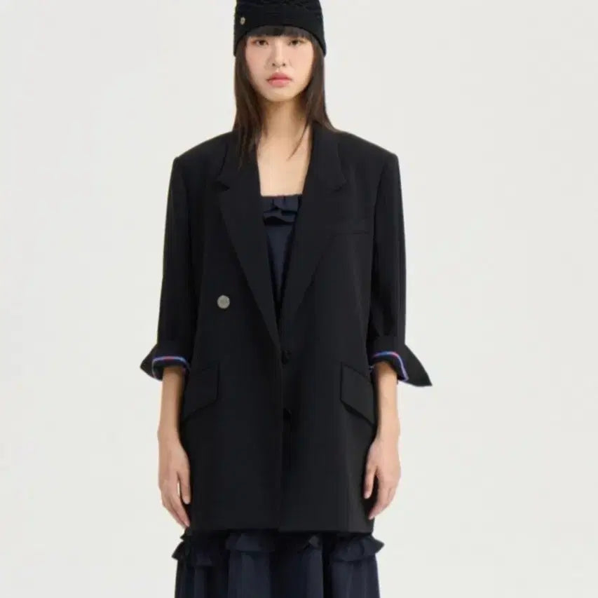 [BUNJANG] Lucky Chouette 7-Sleeve Jacket / 럭키슈에뜨  7부 자켓