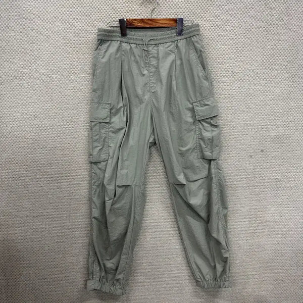 [BUNJANG] Customellow Sad Smile Woven Cargo Pants / 커스텀멜로우 새드스마일 우븐 카고 츄리닝바지 S D03120