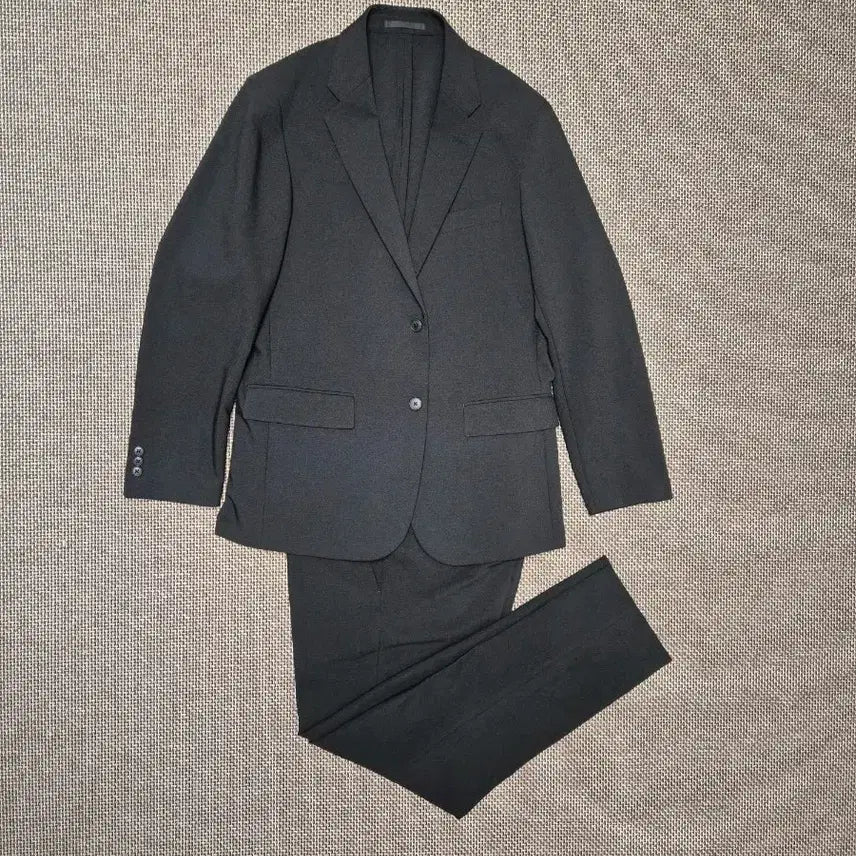 [BUNJANG] Uniqlo Black Setup Suit / 유니클로 블랙 셋업