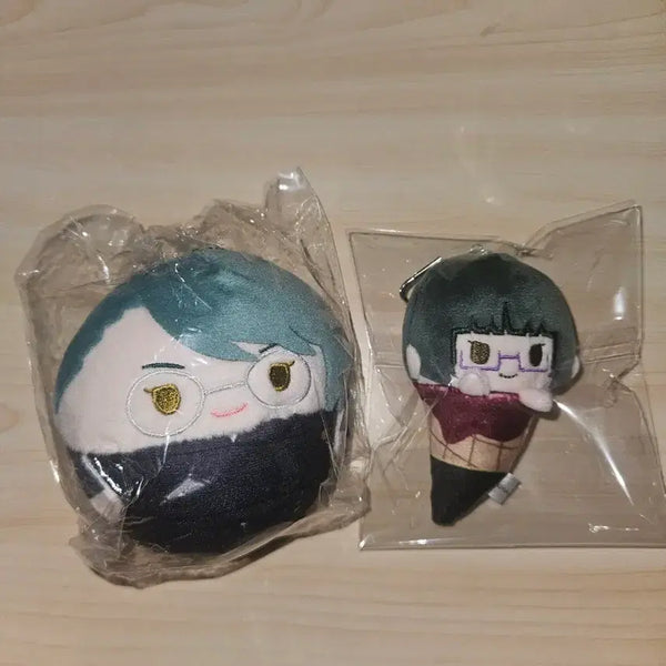 [BUNJANG] Jujutsu Kaisen Maki Zenin Fuwacro Ring & Ice Tappy Plush Bundle / 주술회전 젠인 마키 후와코로링, 아이스 타피누이 일괄