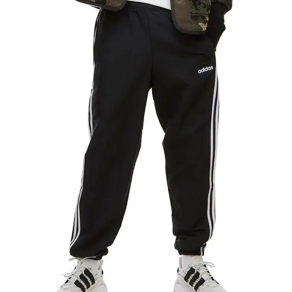 [BUNJANG] Adidas Essentials 3-Stripes Wind Pants Black (L) / 아디다스 에센셜 3S 윈드팬츠 블랙L