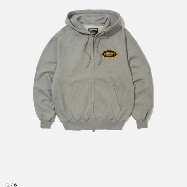 [BUNJANG] Vanson Oval Logo Sweat Zip Hoodie XL / 밴슨 로고 후드 집업 XL 사이즈 판매