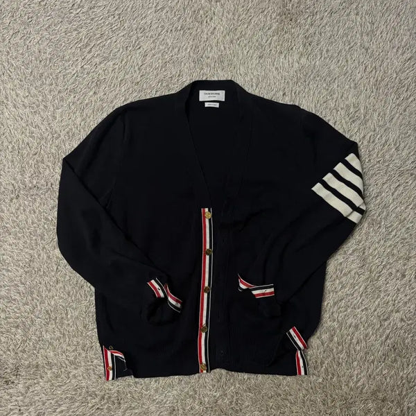 [BUNJANG] Thom Browne Milano Stitch Cardigan Size 3 Navy / {3}톰브라운 밀라노스티치 가디건