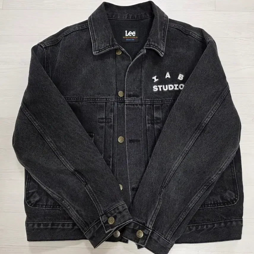 [BUNJANG] IAB STUDIO x Ri Denim Jacket Black / 아이앱 x 리 데님 자켓 블랙