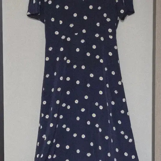 [BUNJANG] Navy Daisy Long Dress / 44~55)네이비 데이지 롱원피스 85사이즈