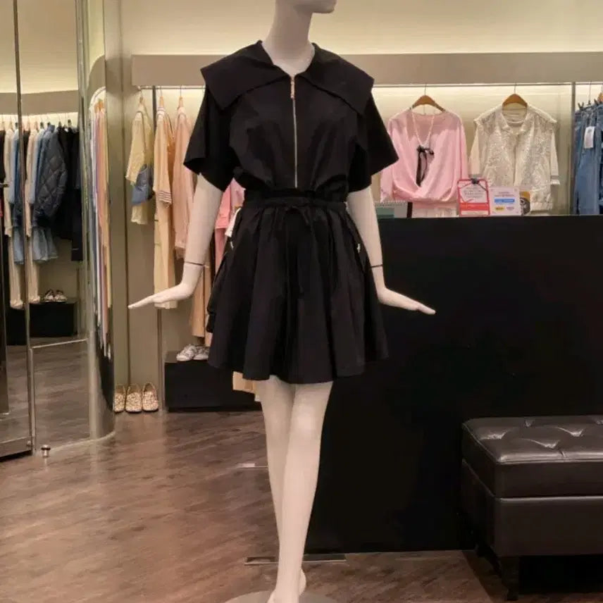 [BUNJANG] Ozssecon Jumpsuit Wide Leg Sailor Collar / 오즈세컨 점프수트 오즈세컨셋업