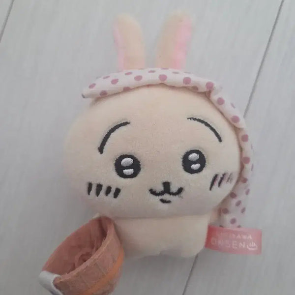 [BUNJANG] Chiikawa Usagi Onsen Keyring Doll / 우사기 치이카와 온천 키링 인형