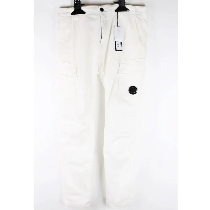 [BUNJANG] CP Company Lens Cargo Jogger Pants White (Size 50) / [N급,당일발송] CP컴퍼니 렌즈 카고 조거 팬츠 화이트 50(32~34