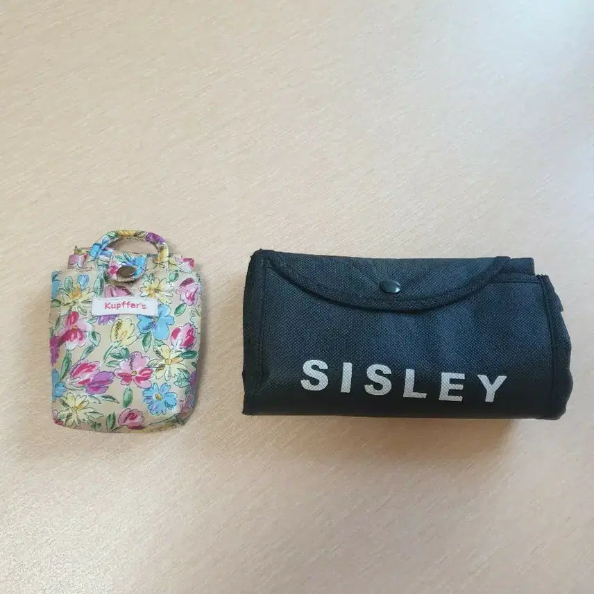 [BUNJANG] Sisley Coopers Folding Shopping Bag Set / 시슬리 / 쿠퍼스 접이식 장바구니 세트