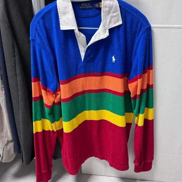 [BUNJANG] Polo Ralph Lauren Rugby Shirt M / 폴로 랄프로렌 럭비티 M