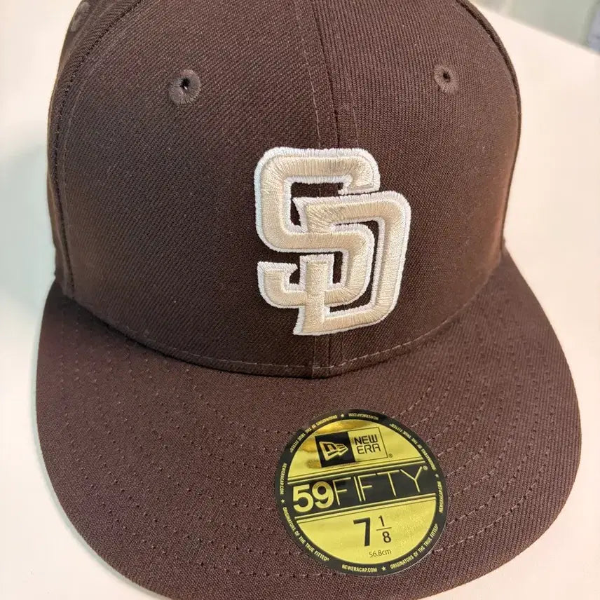 [BUNJANG] New Era San Diego Padres 59FIFTY Fitted Hat (Size 7 1/8) / 뉴에라 샌디에이고 파드레스 59FIFTY 7 1/8(교환가능)