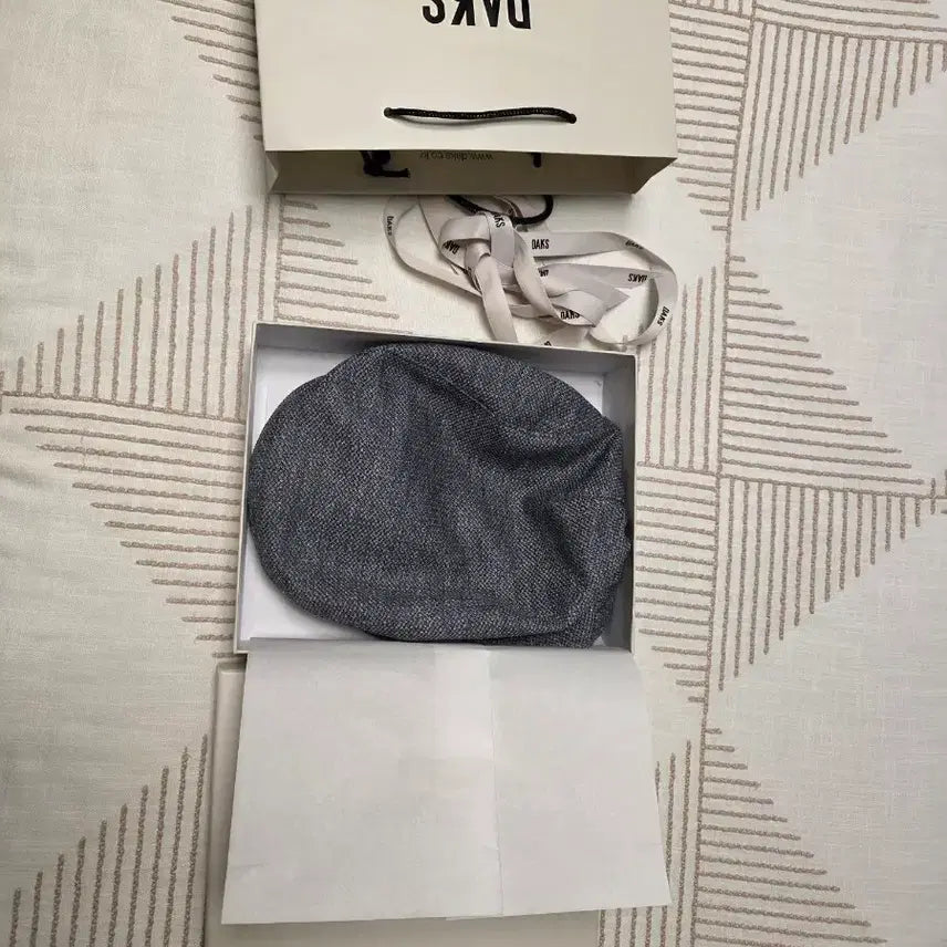 [BUNJANG] Daks Hunting Cap (Zegna Linen) / 닥스 헌팅캡 모자 풀세트 새상품 제냐린넨