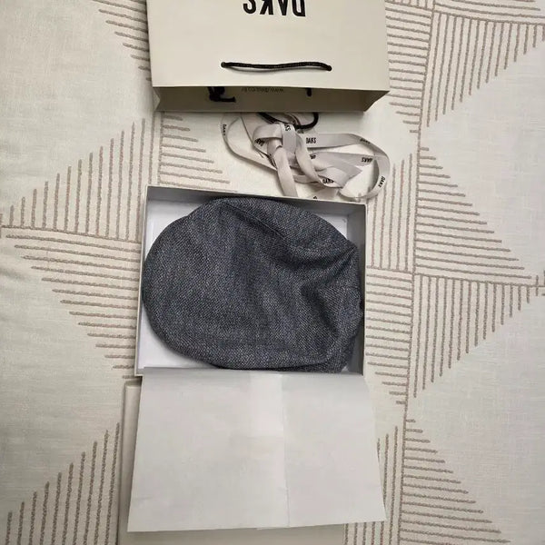 [BUNJANG] Daks Hunting Cap (Zegna Linen) / 닥스 헌팅캡 모자 풀세트 새상품 제냐린넨