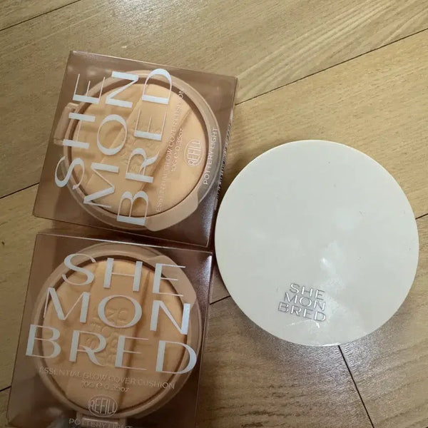 [BUNJANG] Simon Bread Cushion Foundation (21) - 1x Main + 2x Refills (Sealed) / 쉬몬브레드 쿠션 21호(리필2개+본품)