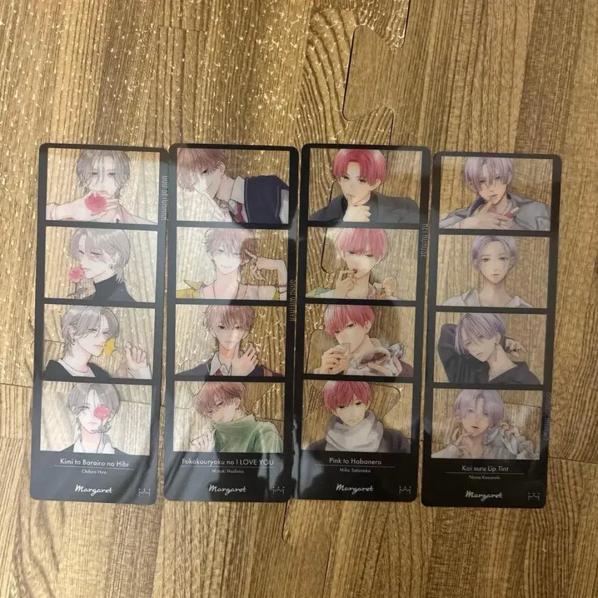 [BUNJANG] Margaret "Pure Love" 4-Cut Comics Set / 마가렛 순정만화 4컷 너와 장밋빛 매일 불가항력의 i love you