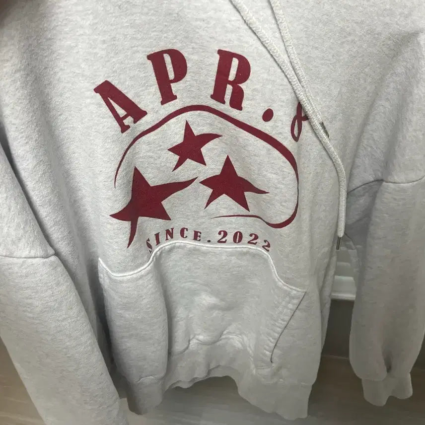 [BUNJANG] APRIL8 Melange Grey Hoodie M / 에이프릴에잇 후드티 멜란지 그레이 m