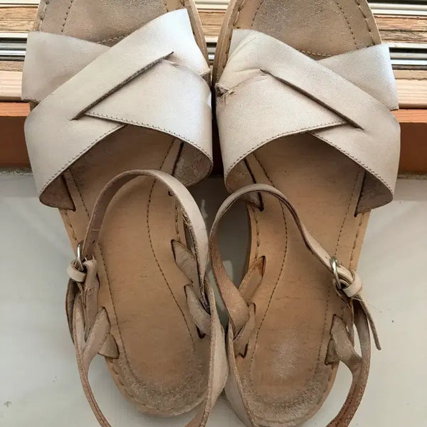 [BUNJANG] Camper Ivory Strap Sandals Size 250 / 캠퍼 아이보리 스트랩 샌들 250