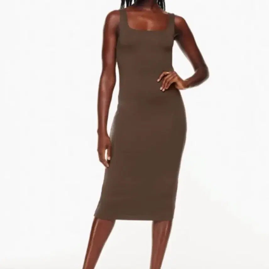 [BUNJANG] Babaton Contour Square Neck Dress S / BABATON 콘투어 스퀘어넥 원피스 S(44~55)