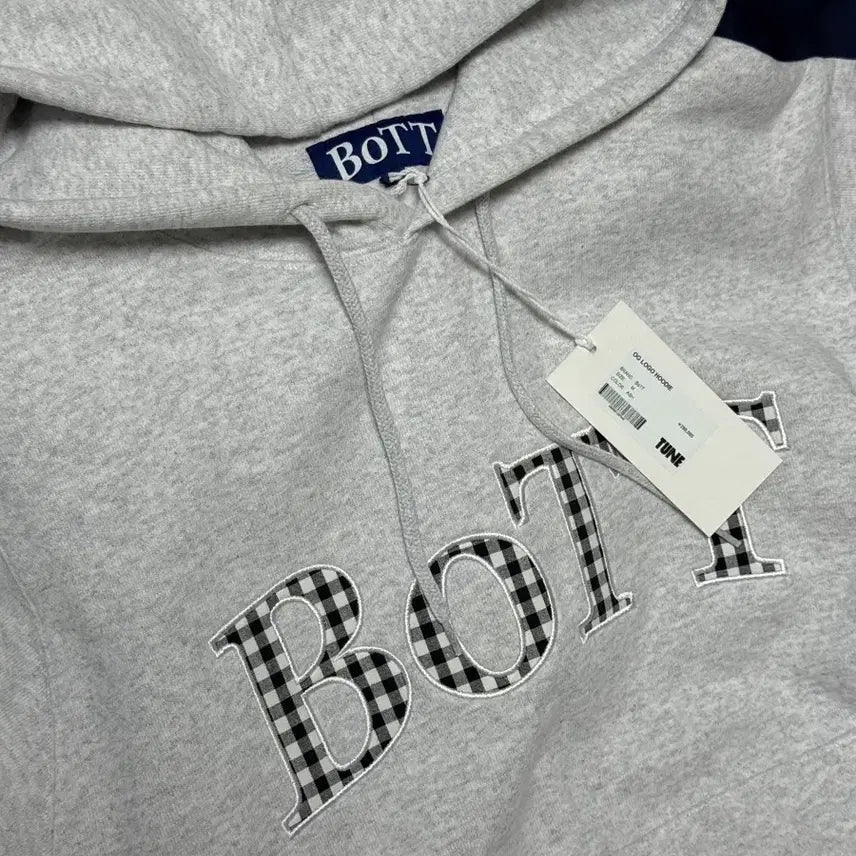 [BUNJANG] BOTT OG Logo Hoodie Ash M / BOTT OG 로고 후드티 애쉬 M
