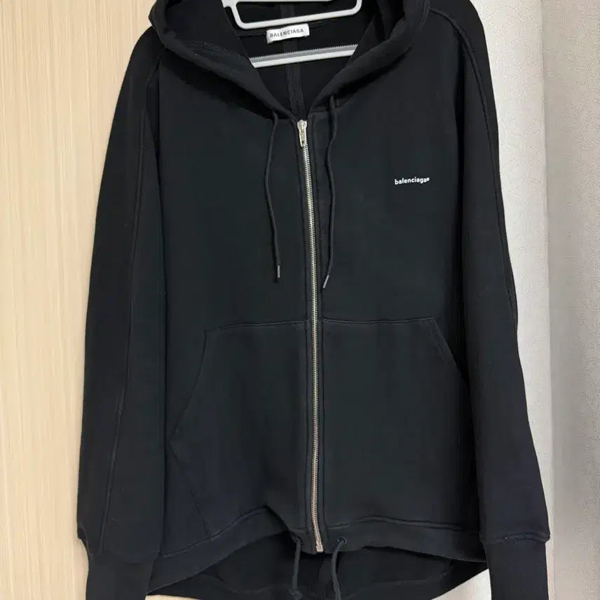 [BUNJANG] Balenciaga Hoodie Zip-Up Black L / 발렌시아가 후드집업