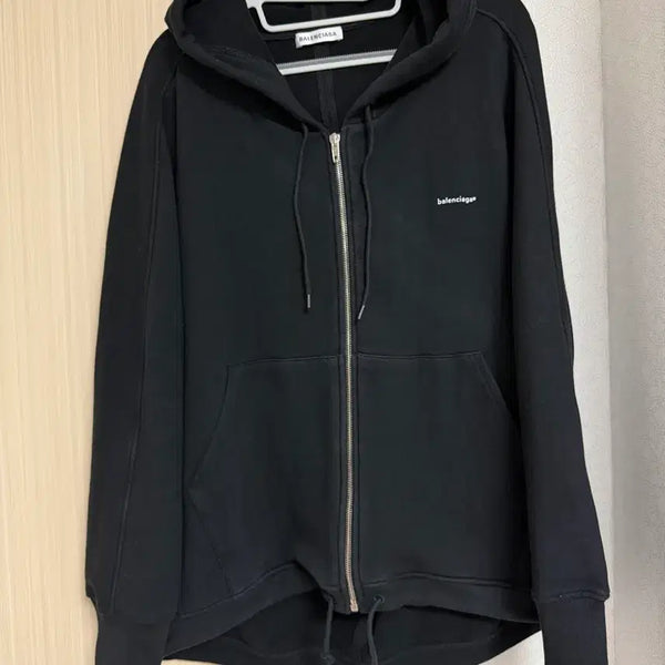 [BUNJANG] Balenciaga Hoodie Zip-Up Black L / 발렌시아가 후드집업