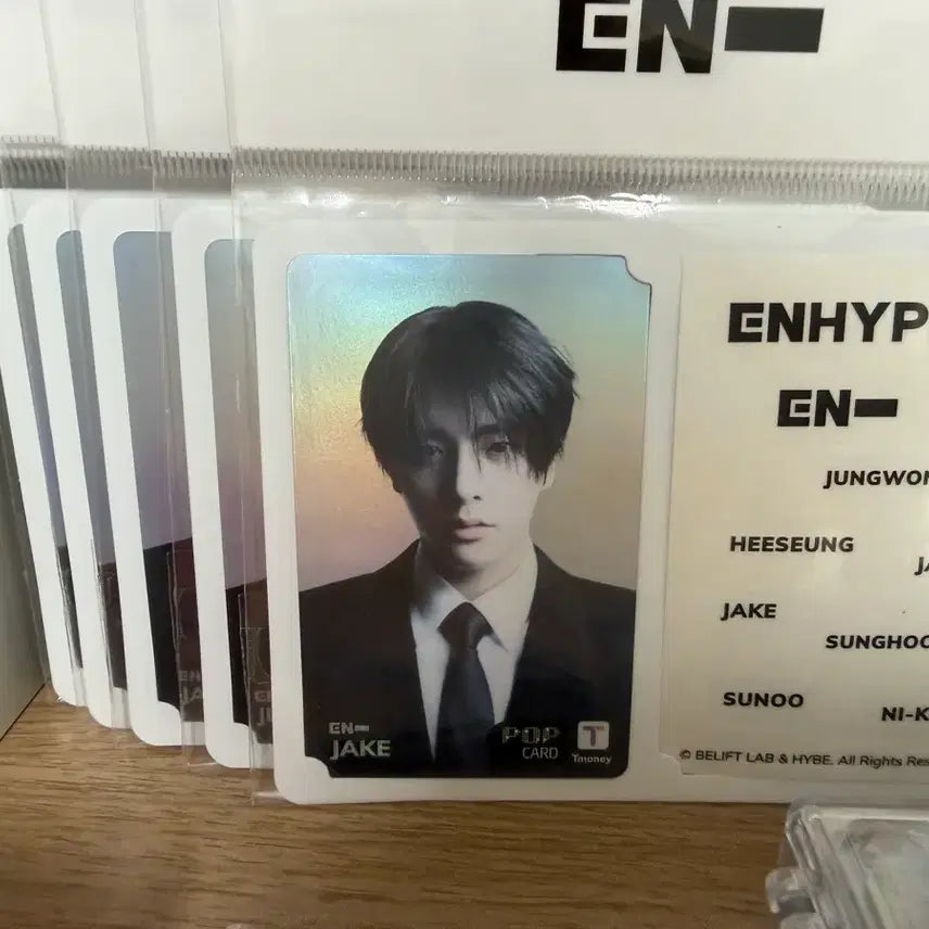[BUNJANG] Enhypen T-Money Card Sealed (Jake, Ni-ki) / 엔하이픈 티머니 카드 미개봉(제이크, 니키)