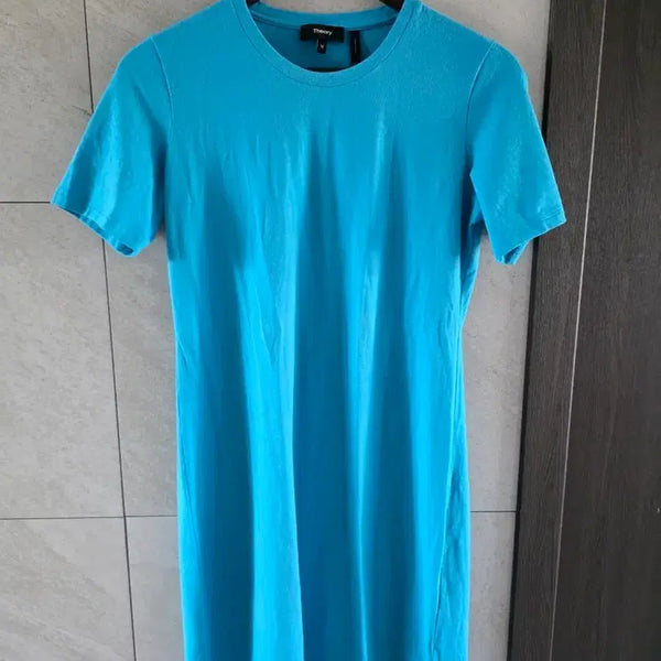[BUNJANG] Theory Cherry B2 Blue Dress / 띠어리 cherry b2 블루 드레스