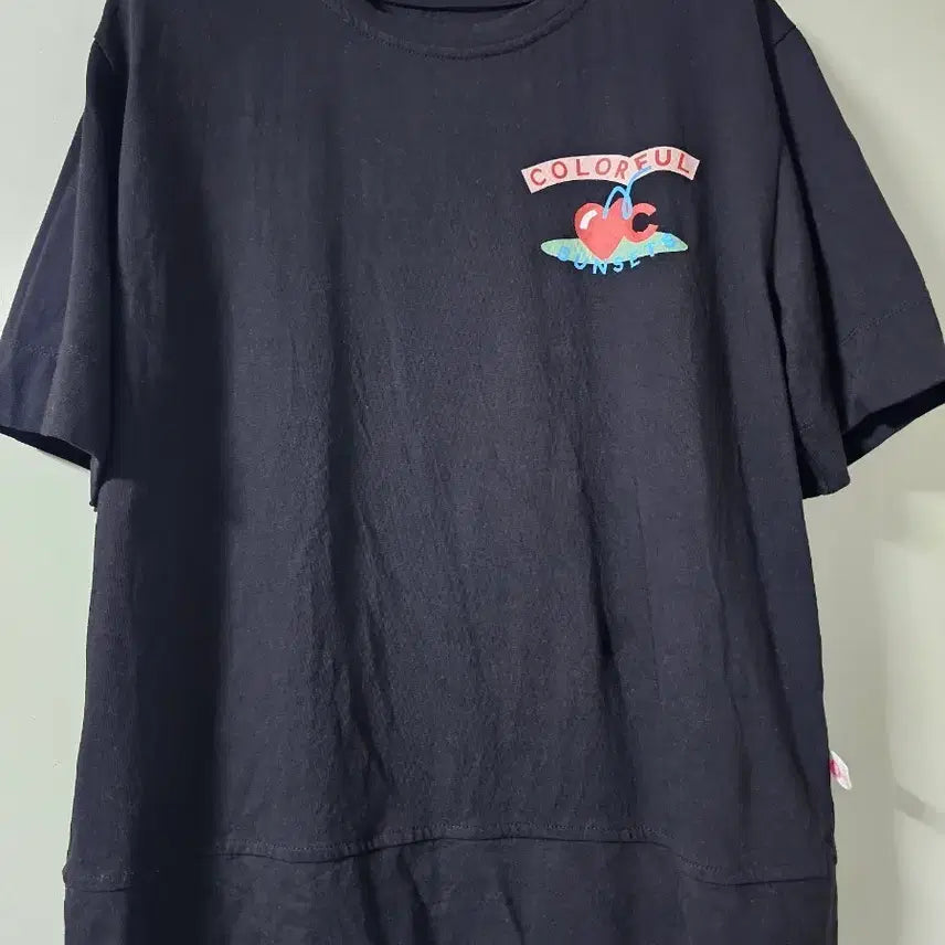 [BUNJANG] CC Collect Black Short Sleeve T-Shirt / 씨씨콜렉트 블랙 반팔 티셔츠