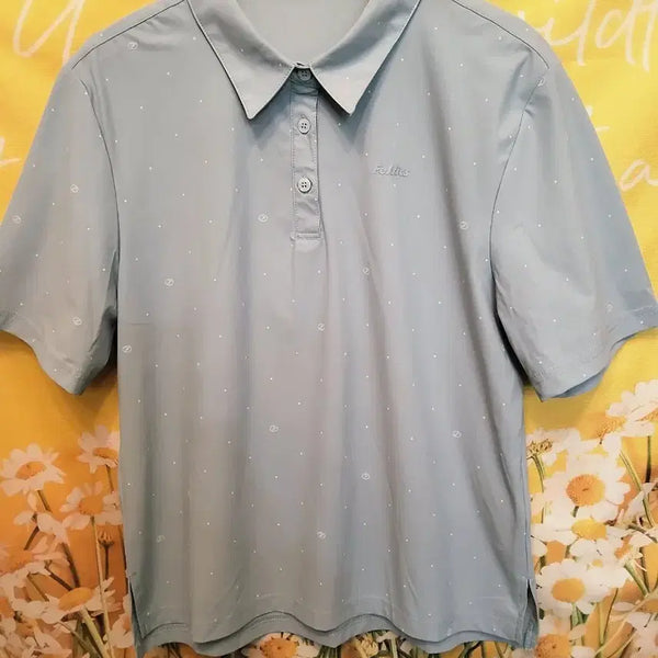[BUNJANG] Feltics 2024 Short Sleeve Polo T-Shirt Sky Blue 95 / Feltics 펠틱스 2024 반팔 폴로티 하늘색95