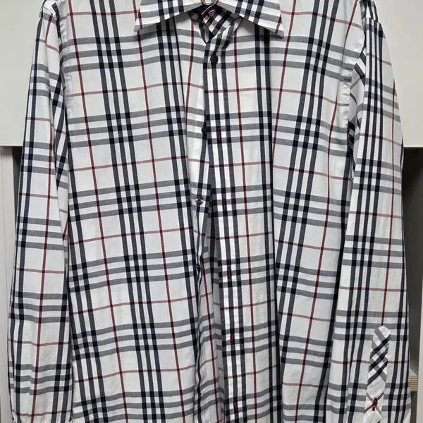 [BUNJANG] Burberry Black Label Long Sleeve Shirt Size 3 / 버버리 긴팔 셔츠 (블랙라벨 3호 사이즈)