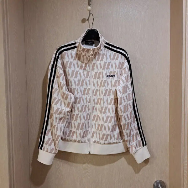 [BUNJANG] NERDY Pattern Track Top Jersey Jacket Size XS / 널디 패턴 트랙탑 저지 자켓사이즈XS