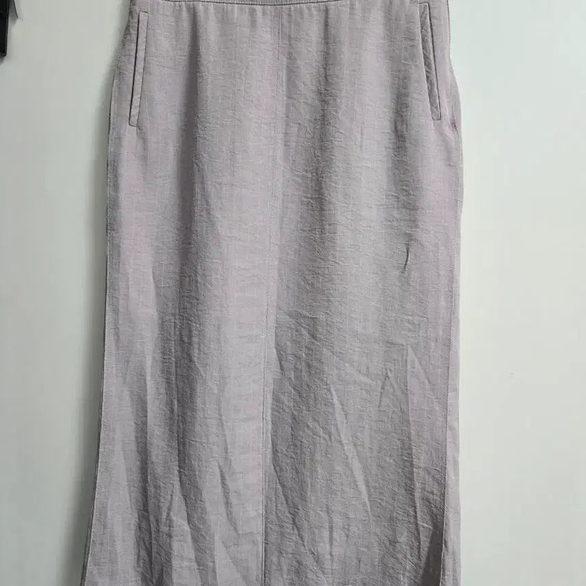 [BUNJANG] TIME Linen Blend Stripe Long Skirt / 타임 TIME 린넨혼방 스커트 55